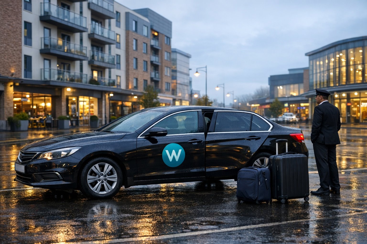 Wayszo pre-booked airport taxi for Blanchardstown to Dublin Airport