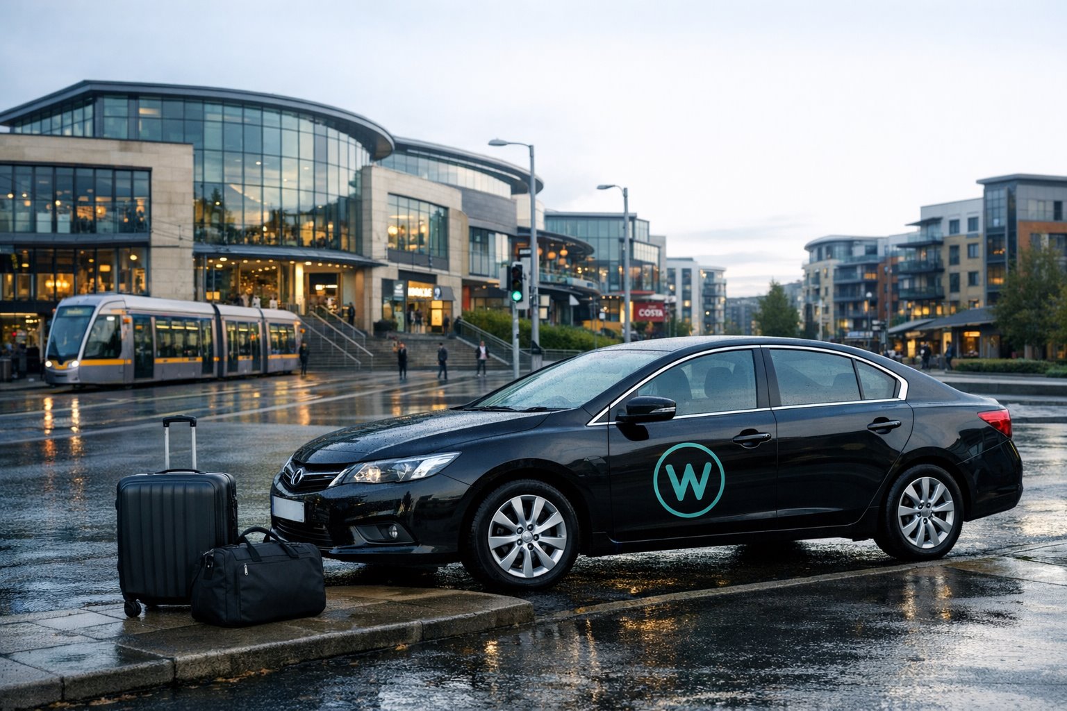 Wayszo pre-booked airport taxi for Dundrum to Dublin Airport