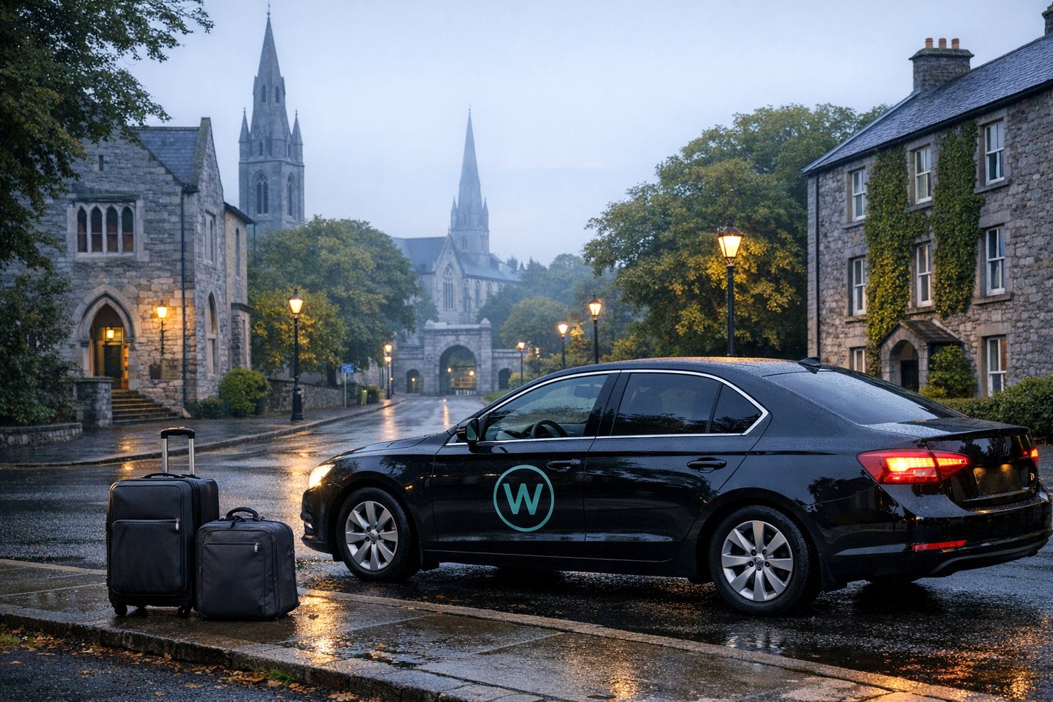 Wayszo pre-booked airport taxi for Maynooth to Dublin Airport