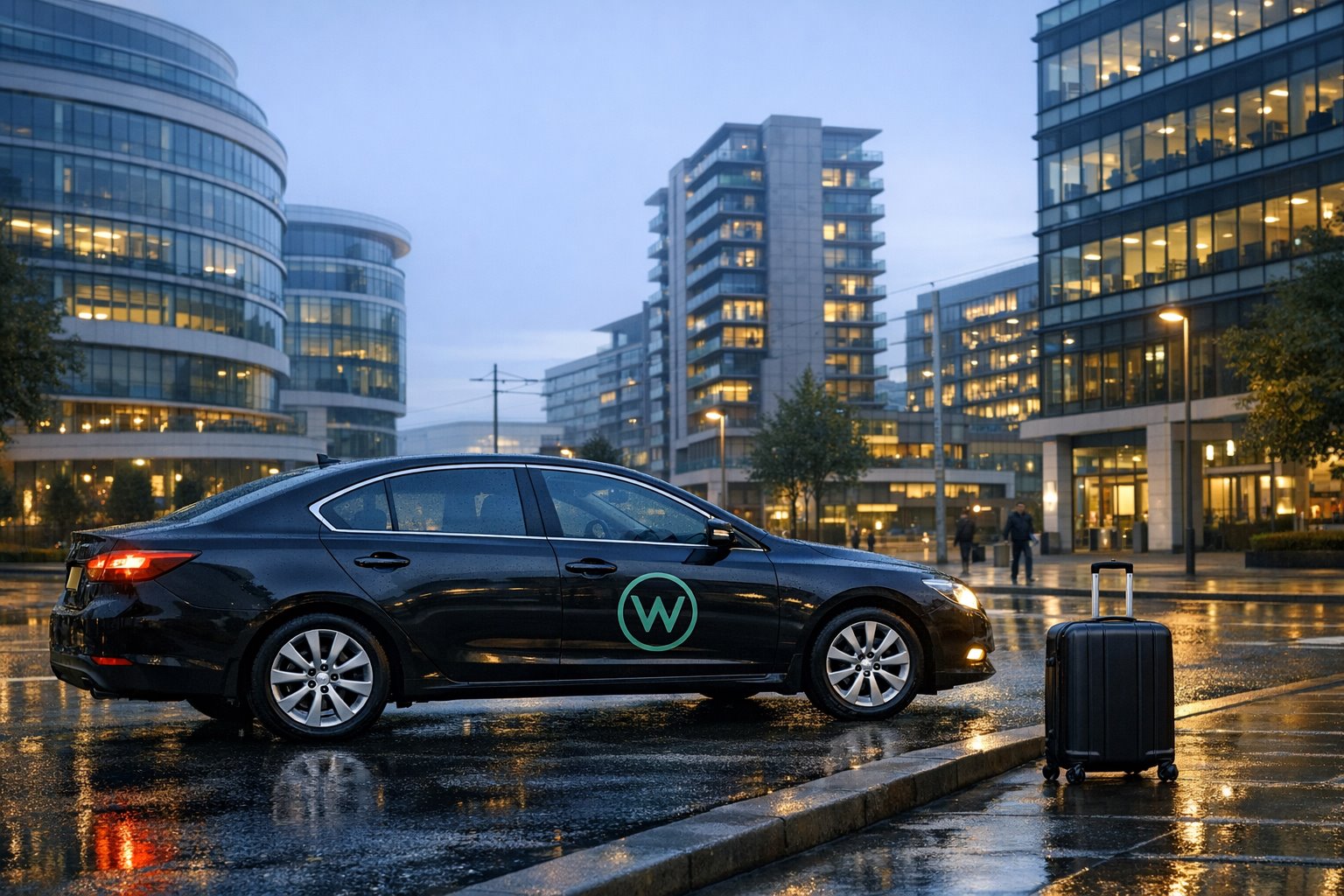 Wayszo pre-booked airport taxi for Sandyford to Dublin Airport